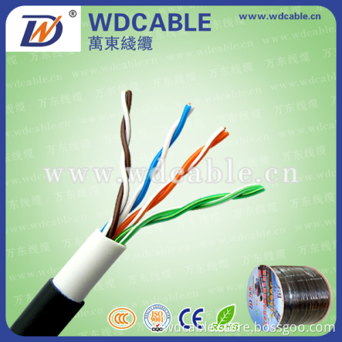 Best Price 4pairs Waterproof Outdoor Cat5e LAN Cable